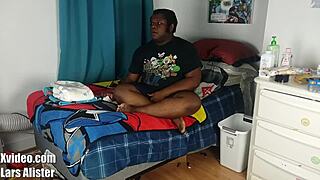 hey, wanna see how diaper wetting training goes with this ebony babe?