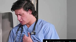 Nurse dalton almost caught sucking joseph's big cock!