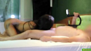 Latina amateur Ariella Ferraz delivers oral and rimjob to orgasm