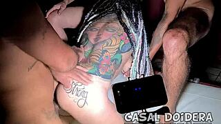 Private, hot, behind the scene with Mandy May performing nasty and passionate anal scene, and drinking the milk in February 2021