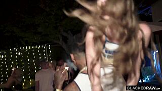 Blackedraw Four College Girls in Insane BBC Gangbang with Wild Interracial Action