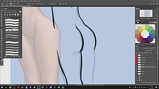 picarto stream with darkcookie in summertime saga, featuring erotic game elements.