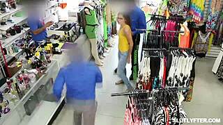 Shoplifter athena fleurs agrees to officer mikes deal at work