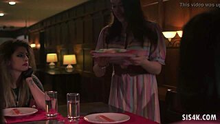 Do my boyfriend's stepsisters really love lesbian sex in this threesome?