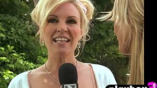 Blonde milf Taryn Richard and friends strip for hot photo session