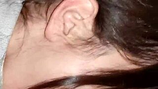 Once I found my stepsister sleeping and decided to wake her up by inserting my hard onset member into her mouth and boobs