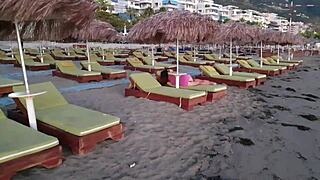 Hey, stranger fingered a milf on public beach last night