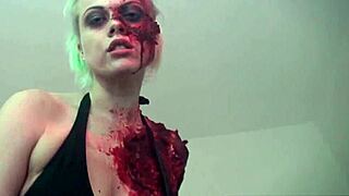 Feel The Thrill As The Sexy Zombie Indulges In Pleasing Her Intimate Area With Passion.