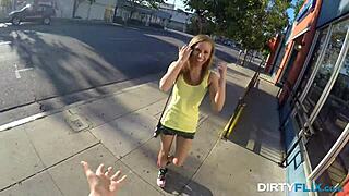 norah nova petite fashion fan getting featured in dirty flix scene