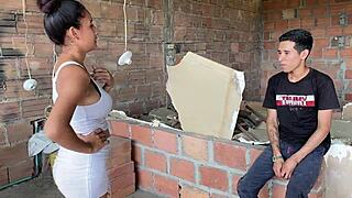 Wow, I’m pounding my chubby boss’s huge slit for the first time and finishing inside!