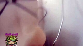 qingteng sister gets seduced in bathroom, leading to intense assfucking and fingering