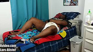 hey, wanna see how diaper wetting training goes with this ebony babe?