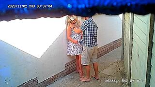 McDonald's Delivery Area CCTV Cam 2: Bent Over Fucking?