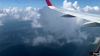 We risked it all with a public blowjob on a plane and got caught