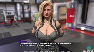 voluptuous blonde dominates in pov scene