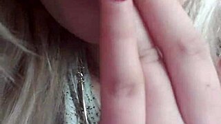 Blonde With Big Tits Masturbates Pussy To Cum