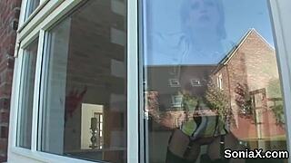 unfaithful british mature lady sonia flaunts her huge titties