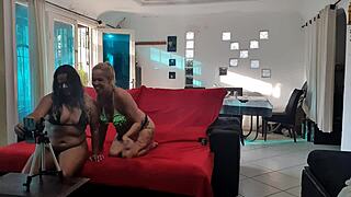 Latina Lesbians Paty Bumbum And Fada Mel Tease In Video Call With Big Asses