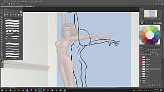 picarto stream with darkcookie in summertime saga, featuring erotic game elements.