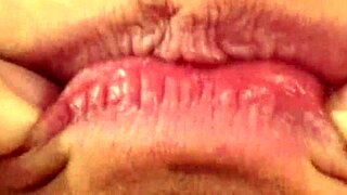 Mouth vore close up of fifi foxx eating gummy bears