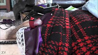 Quick Estim Orgasm Cumshot