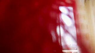 Is this tiny blonde hockey fan ready for a massive thick stick?