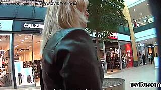 Charming Czech Girl Seduced in Shopping Centre.