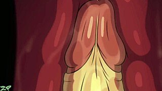 Airlock cartoon with gay furry anal cum action in raw detail