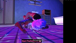 She was dragged out of the shower and taken right there on the bathroom floor