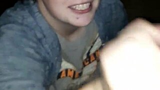 Good Girl Jacki Giving Outdoor Blowjob Cumshot Swallow Handjob