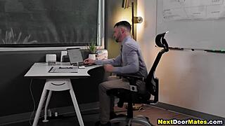 Fake Masseur Delivers Bareback Anal Fucking to Office Clerk Amid Massage Session