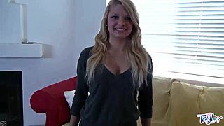 i'm little taylor and my teen girlfriend on the couch