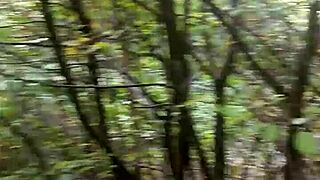 Skinny Babe Pees Outdoor Boldly