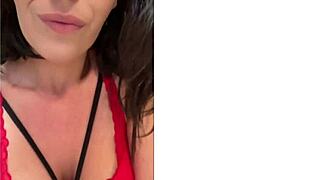 Milf Mommy Striptease POV Undressing Big Tits