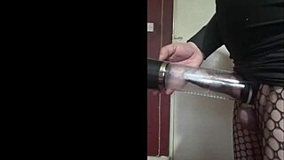 Im a bisexual crossdresser and i used a pump to make my dick bigger part 3