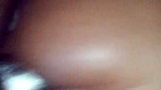 cream on my golden dick with ebony bbw anal assfucking