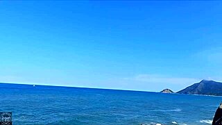 Excited African Couple Enjoys Raw Amateur Sex on Beach