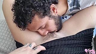 Latina drinks big dick milk at home