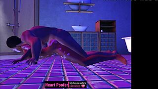 She was dragged out of the shower and taken right there on the bathroom floor