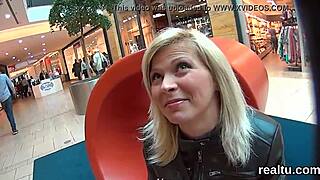 Charming Czech Girl Seduced in Shopping Centre.