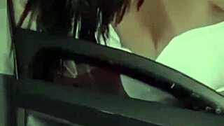 yo, jerking off for a stranger through the car window, wild stuff