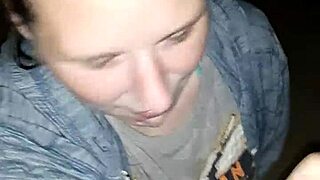 Good Girl Jacki Giving Outdoor Blowjob Cumshot Swallow Handjob