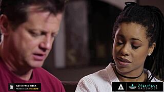 Nuru massage - kira noir craves his hard dick deep inside her