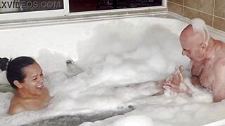 Spy-cam 4K Preview Part. VIDEO #FunWithAgarabasAndOlprInTheBath