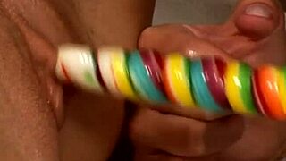 Sexy teen cuties play with strapons in wet lesbian fun