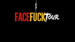 Blonde Bombshell Candee Licious Throat Fucked And Jizzed