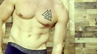 naked old lady folding laundry