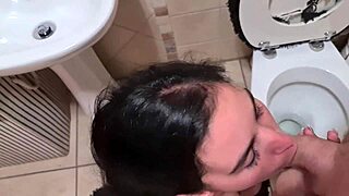 i-i love how this girl licks my ass, sucks my cock, and gets a huge cum facial.