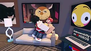 Makima Gets Blacked and Gangbanged Hard on Roblox Platform