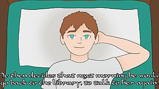 Dirty scene of book lovers in the library